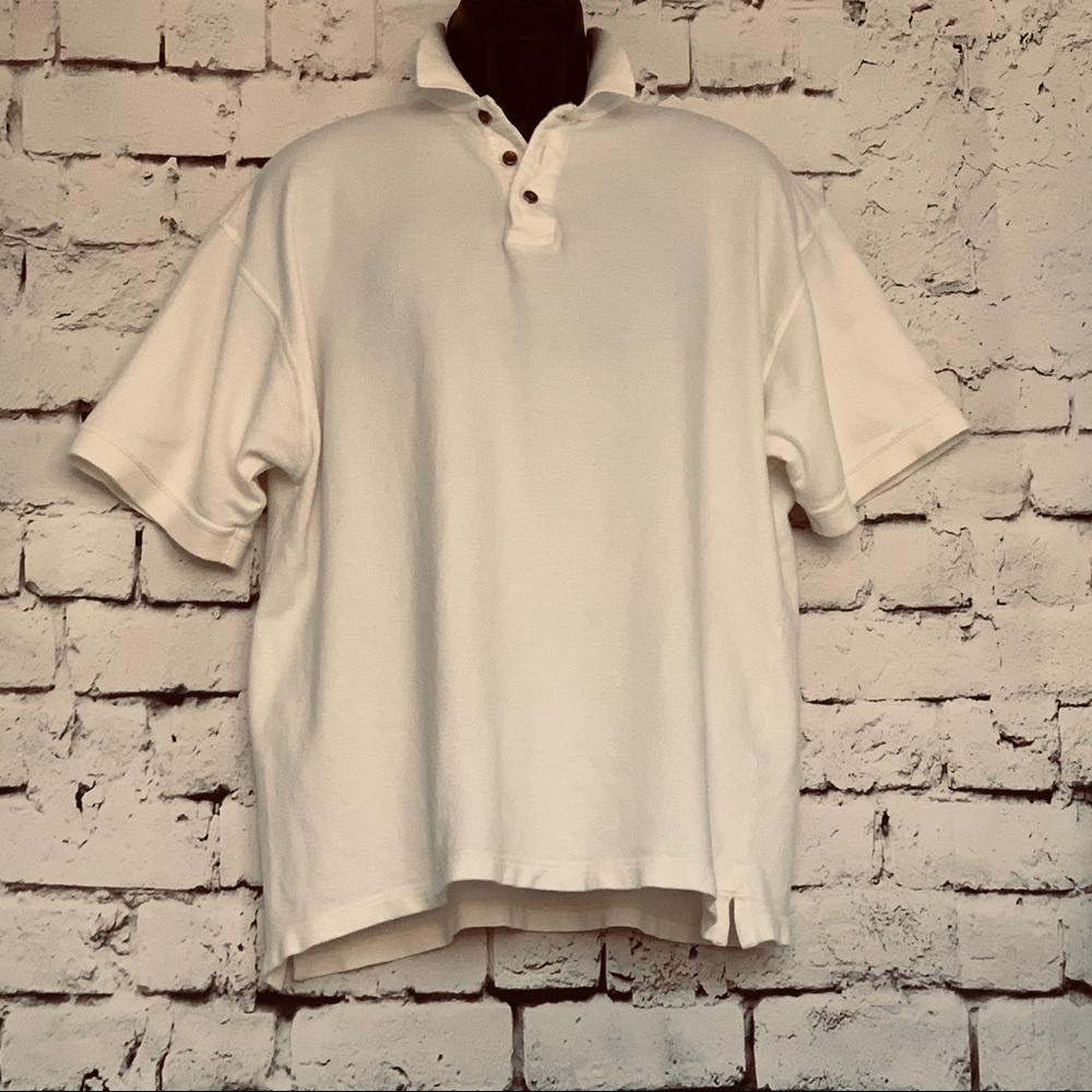Keeler Bay Polo Shirt White In Great Condition.